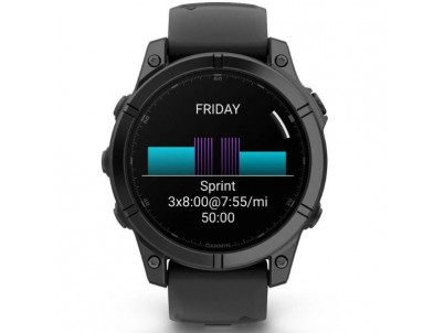 GARMIN fenix E - 47mm, AMOLED, Slate, Black