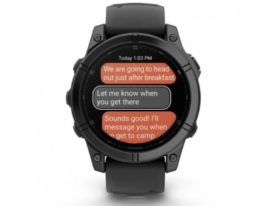 GARMIN fenix E - 47mm, AMOLED, Slate, Black