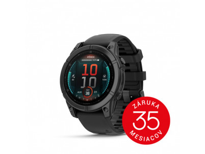 GARMIN fenix E - 47mm, AMOLED, Slate, Black