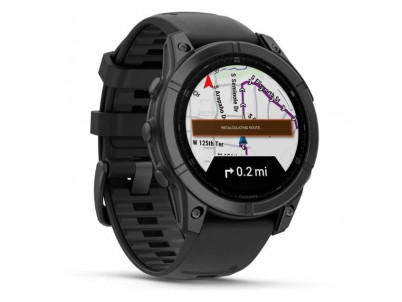 GARMIN fenix E - 47mm, AMOLED, Slate, Black