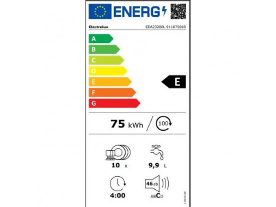 ELECTROLUX Vstavaná umývačka riadu EEA23200L