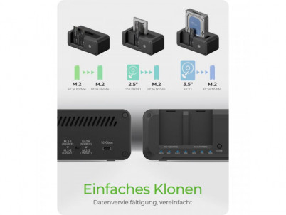 RAIDSONIC ICY BOX Docking Station IB-2924MSCL-C31