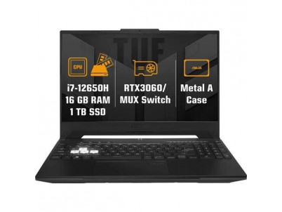 ASUS TUF Dash F15 15,6" i7 12650H/16/1T/3060/W11 B