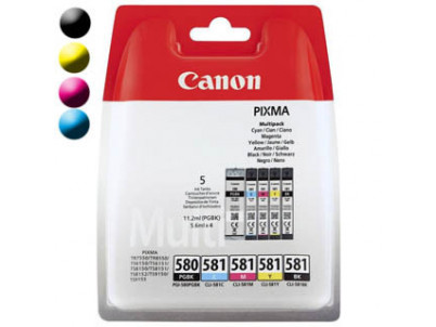 CANON Cartridge PGI-580/CLI-581 BK/CMYK MULTI BL