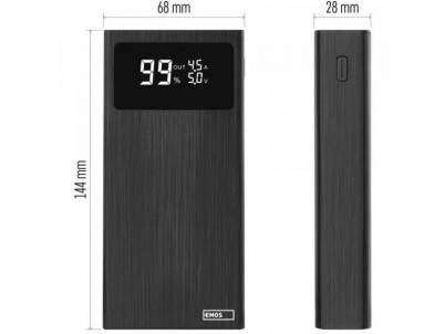 B0532B Powerbank BetaQ 20 20000 BK EMOS