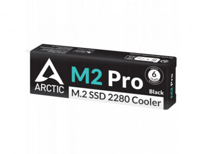 ARCTIC M2 Pro, Chladič pre M.2 2280 SSD, čierny