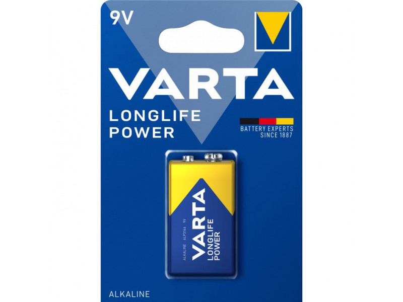 VARTA LONGLIFE, Batéria alkalická 9V 6LR61 1ks