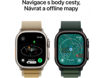 APPLE Watch ULTRA 2GPS+CE, 49mm Ti Loop-M Band