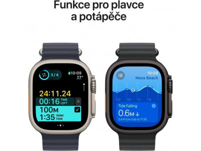 APPLE Watch ULTRA 2GPS+CE, 49mm Ti Loop-M Band