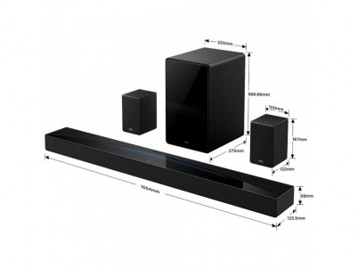 Q85HE Soundbar 7.1.4 s Dolby Atmos TCL