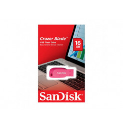 SanDisk USB Cruzer Blade 16GB, ružový