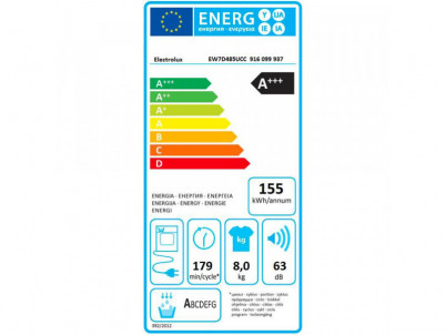 EW7D485UCC Sušička bielizne ELECTROLUX