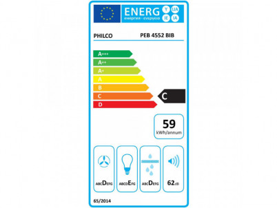PEB 4552 BIB vstavaný odsávač pár PHILCO