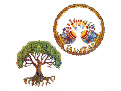 Mandala Tree of Life RS puzzle UNIDRAGON