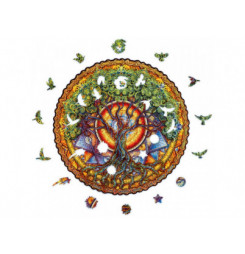 Mandala Tree of Life M puzzle UNIDRAGON