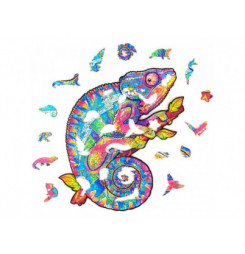 Iridescent Chameleon(S) puzzle UNIDRAGON