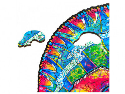 Iridescent Chameleon(S) puzzle UNIDRAGON