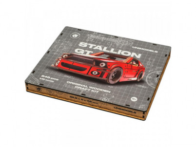 UniModel Stallion GT Red 3D UNIDRAGON