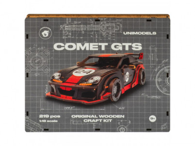 UniModels Comet GTS Black-Red UNIDRAGON