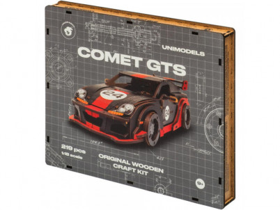 UniModels Comet GTS Black-Red UNIDRAGON