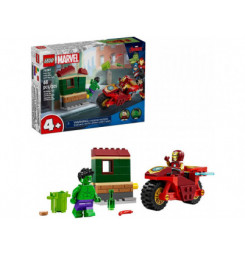 Iron Man s motorkou a Hulk 76287