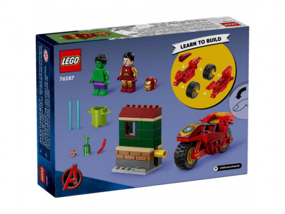 Iron Man s motorkou a Hulk 76287