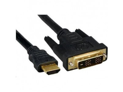 PremiumCord Kábel HDMI-A/DVI-D, M/M, 5m (kphdmd5)