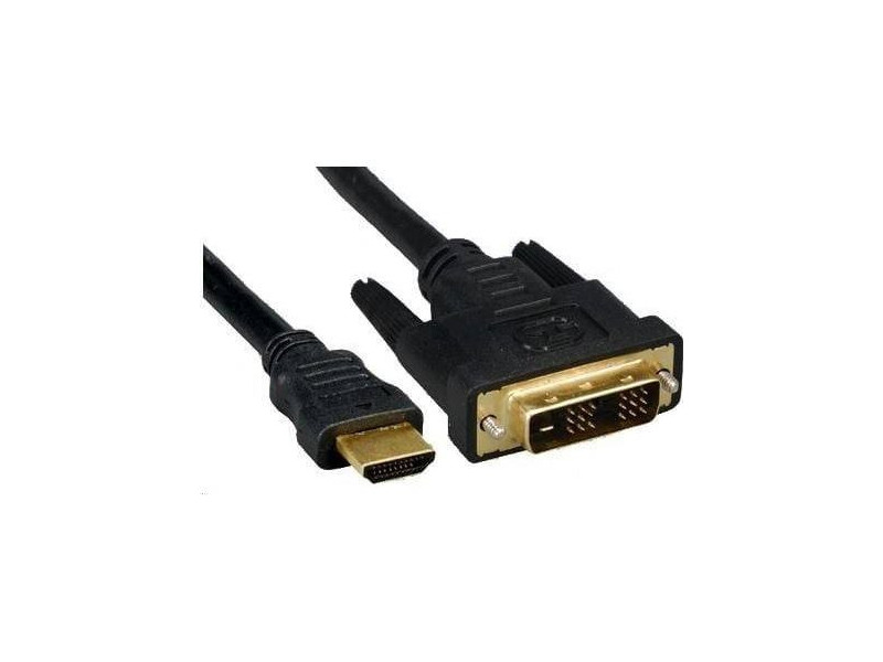 PremiumCord Kábel HDMI-A/DVI-D, M/M, 5m (kphdmd5)