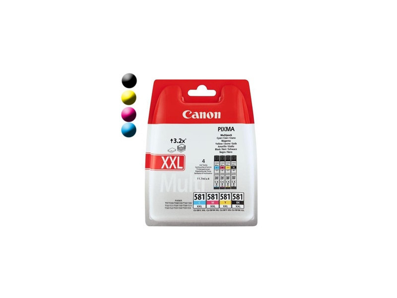 CANON Cartridge CLI-581XXL C/M/Y/BK MULTI BL