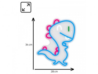 MANTA Dinosaurus, LED Neon plexi dekorácia