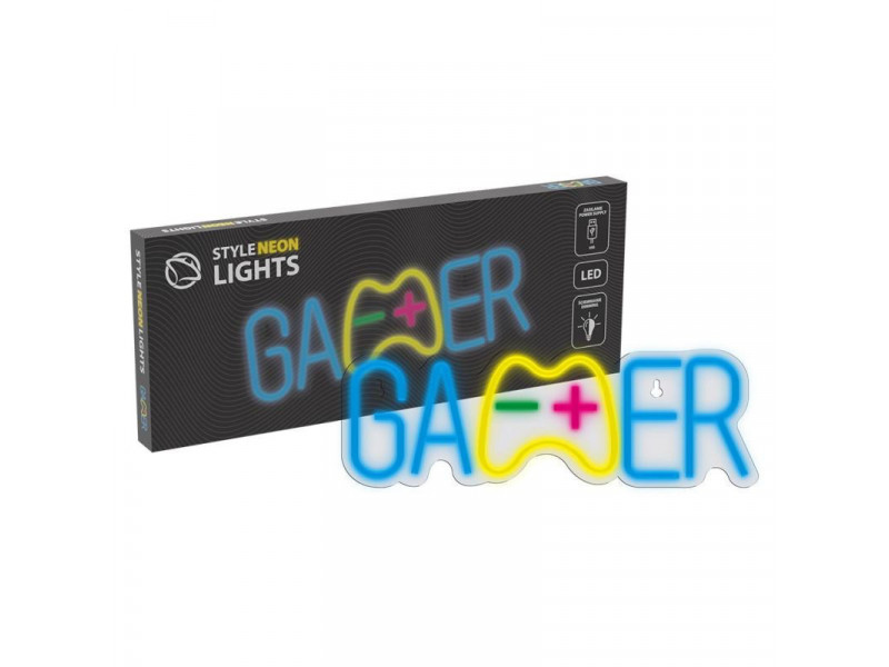 MANTA GAMER, LED Neon plexi dekorácia