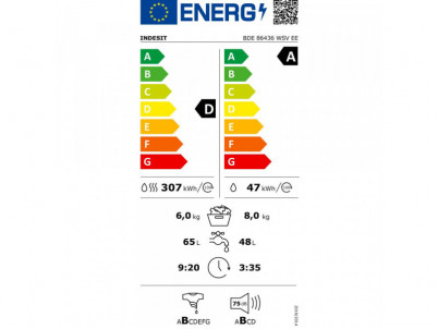 BDE 86436 WSVEE práčka so sušič. INDESIT