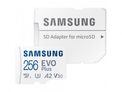 MicroSDXC 256GB EVO Plus +SD adp SAMSUNG