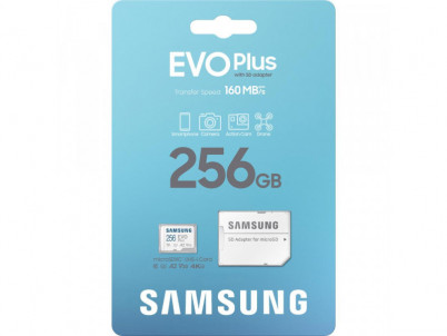 MicroSDXC 256GB EVO Plus +SD adp SAMSUNG