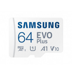 MicroSDXC 64GB EVO Plus + SD adp SAMSUNG