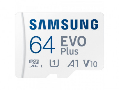 MicroSDXC 64GB EVO Plus + SD adp SAMSUNG