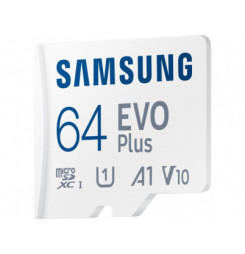 MicroSDXC 64GB EVO Plus + SD adp SAMSUNG