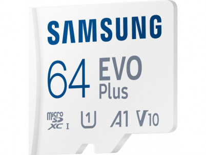 MicroSDXC 64GB EVO Plus + SD adp SAMSUNG