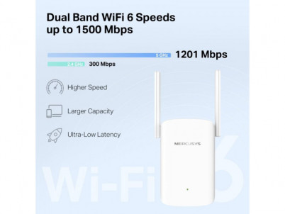 MERCUSYS ME60X AX1500 Wi-Fi 6 Range Extender