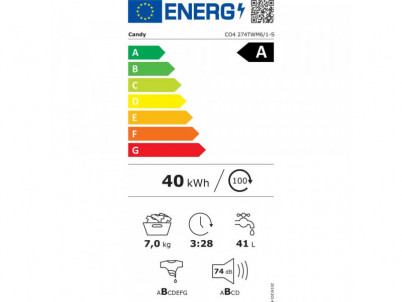 CO4 274TWM6/1-S spr. plnená práčka CANDY