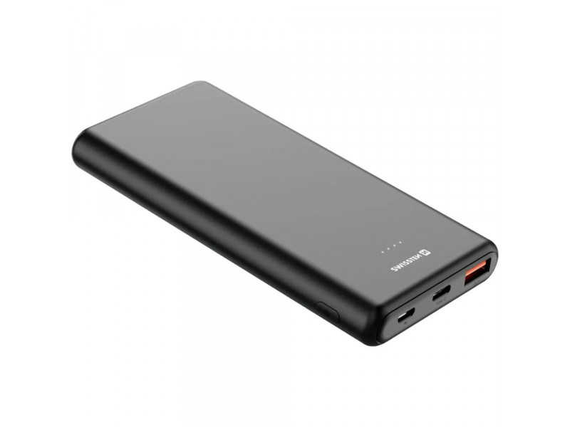 POWERBANK 10000 mAh BLACK SWISSTEN