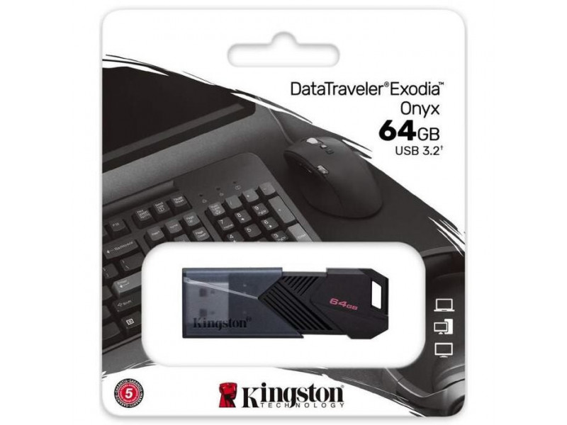 KINGSTON DataTraveler EXODIA ONYX 64GB blk