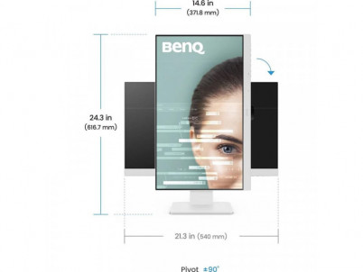 BENQ 23.8W LED MONITOR GW2486TC WHITE