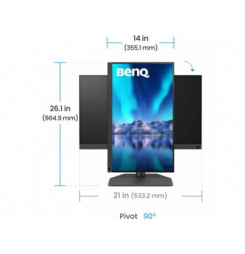 BENQ 24.1W LED MONITOR SW242Q GREY