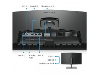 BENQ 32W LED MONITOR PD3225U DARK GREY