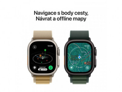 APPLE Watch ULTRA 2GPS+CE, 49mm Na Ti Na O Band