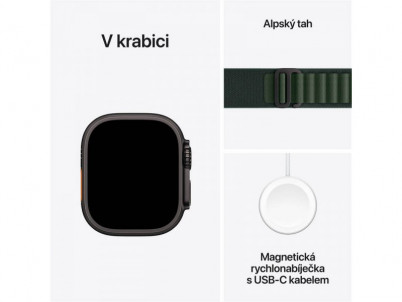 APPLE Watch ULTRA 2GPS+CE, 49mm Bl Ti DG Al Loop S