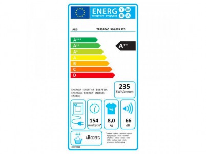 TR838P4C SUŠIČKA PRÁDLA AEG