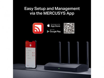 MERCUSYS MR27BE, BE3600 Dual-Band Wi-Fi 7 Router