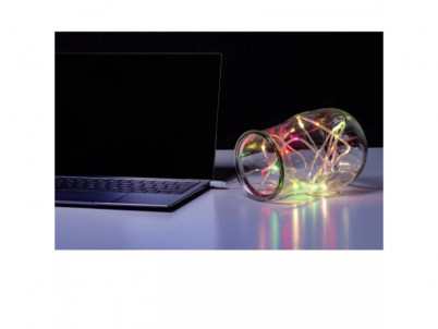 HAMA LED USB Svetelná reťaz, farebná, 3m